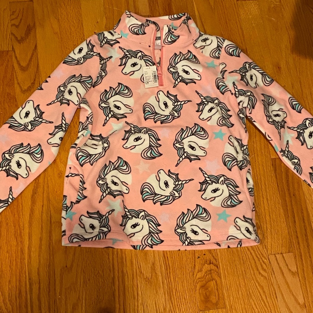 Unicorn clothing. Sherpa super soft sweater, pajama, and fleece unicorn pullover